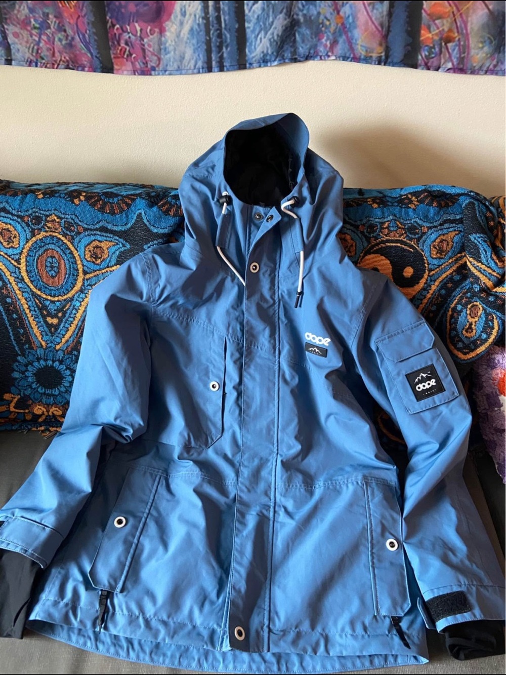 DOPE SNOW Blue Ski & Snow Jacket